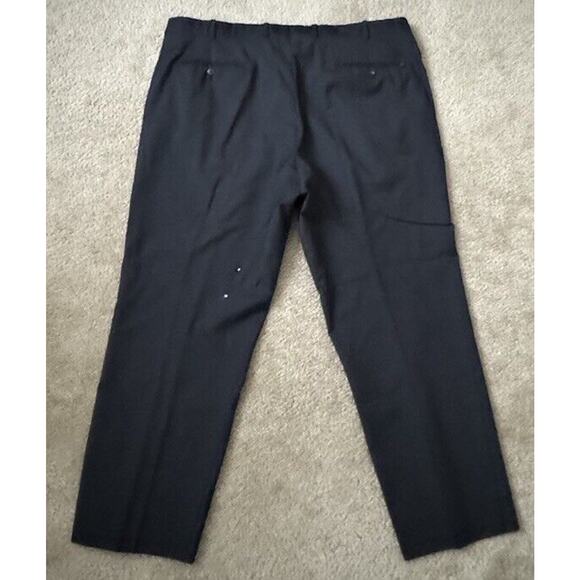 Britches Made In Italy Mens Size 40 R Worsted Wool Dress Black Gray - Picture 2 of 9